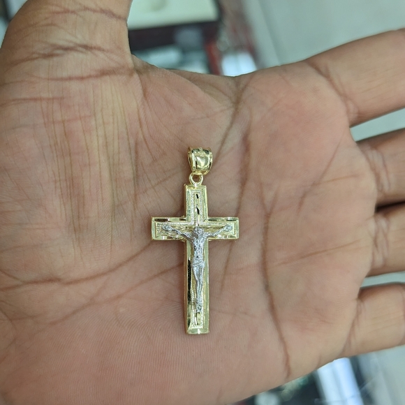 10kt Real Gold Cross Pendant